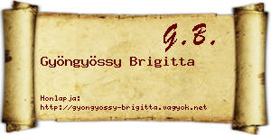 Gyöngyössy Brigitta névjegykártya